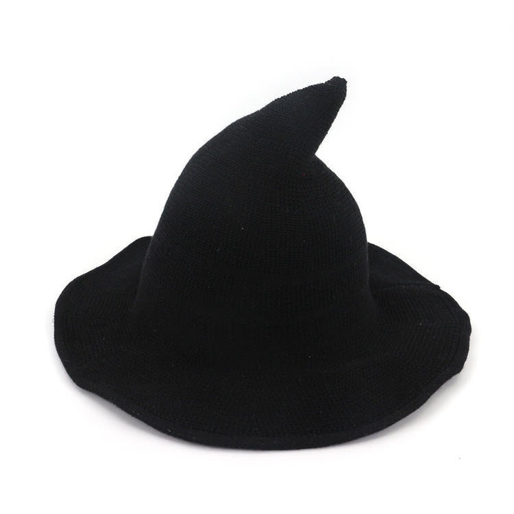 Witch Hat for Women — Soft Knit Halloween & Fall Style Hat, 13 Colors