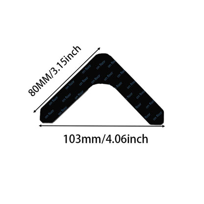 L Shaped Non Slip Rug Grippers Anti Curling Carpet Corner Stickers