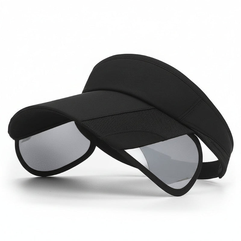 Retractable Side Panel Sun Visor Hat – Breathable Open-Top Adjustable Unisex