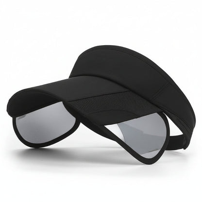 Retractable Side Panel Sun Visor Hat – Breathable Open-Top Adjustable Unisex