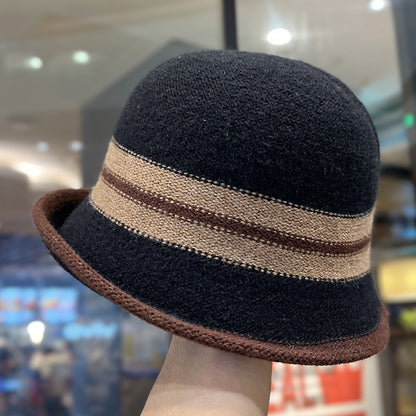 Women's Foldable Striped Cloche Bucket Hat — 8 Colors