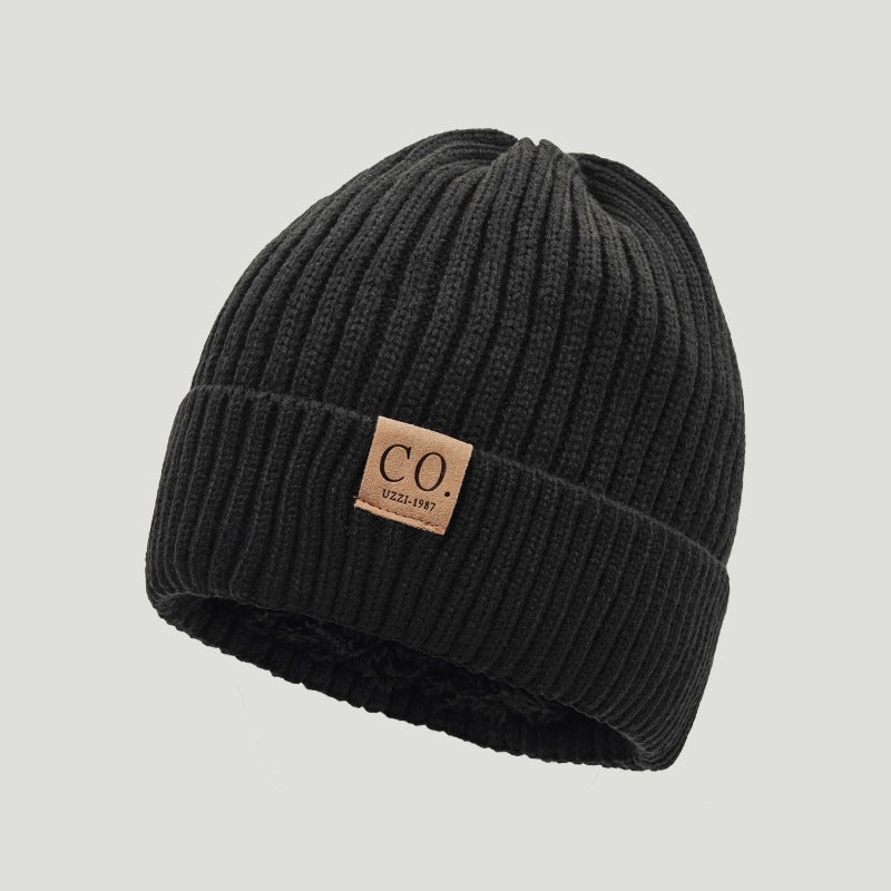 ❄️ Fleece-Lined Winter Beanie | Cozy Ribbed Knit Hat