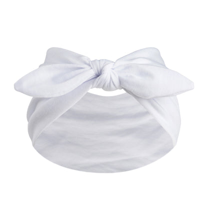 Women's Wide Bunny Bow Headband | Soft Stretch Hair Band
