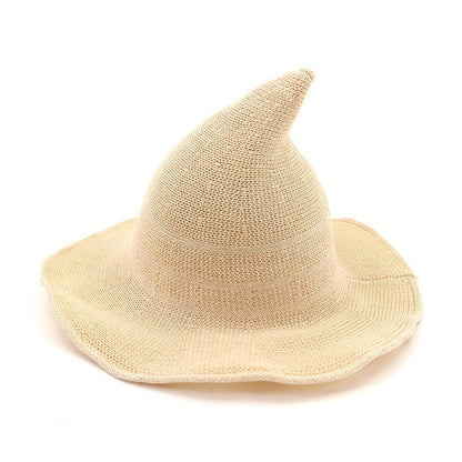Witch Hat for Women — Soft Knit Halloween & Fall Style Hat, 13 Colors