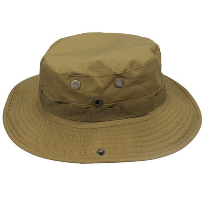 Men's Outdoor Boonie Sun Hat — 360° Shade, Ventilation Eyelets, 8 Colors