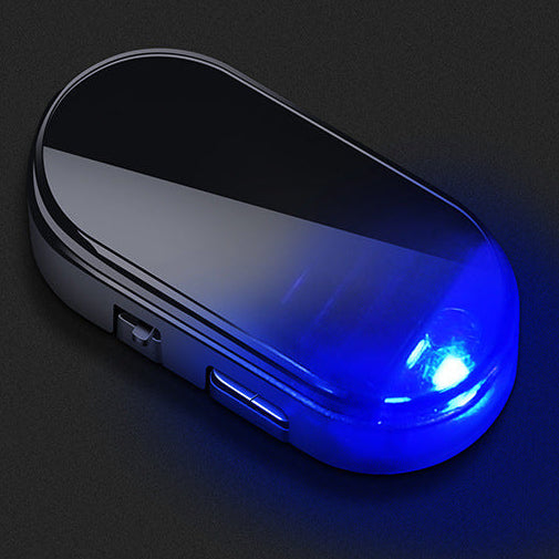 🚗 Solar Car Security Warning Light – Auto Flashing LED, No Wiring