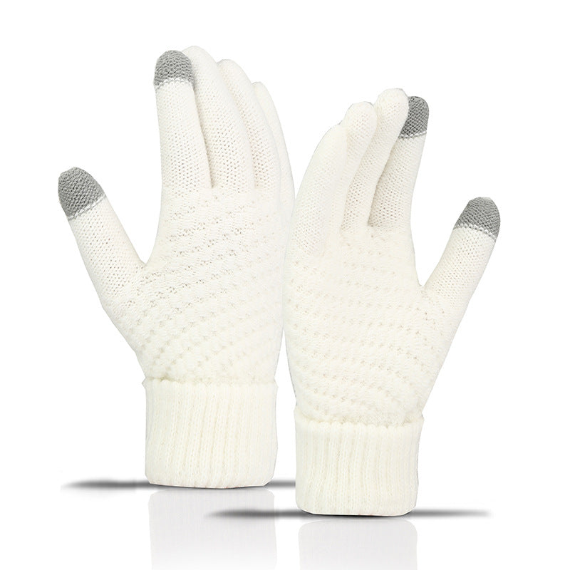 ❄️ Cozy Knit Touchscreen Gloves – Soft-Lined Winter Gloves for Men & Women