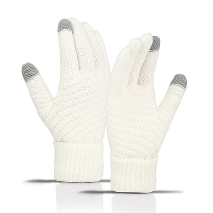 ❄️ Cozy Knit Touchscreen Gloves – Soft-Lined Winter Gloves for Men & Women