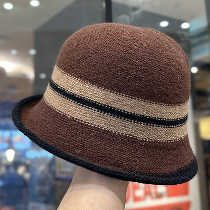 Women's Foldable Striped Cloche Bucket Hat — 8 Colors