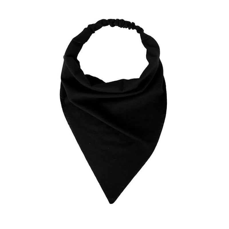 Elastic Back Triangle Hair Scarf for Women