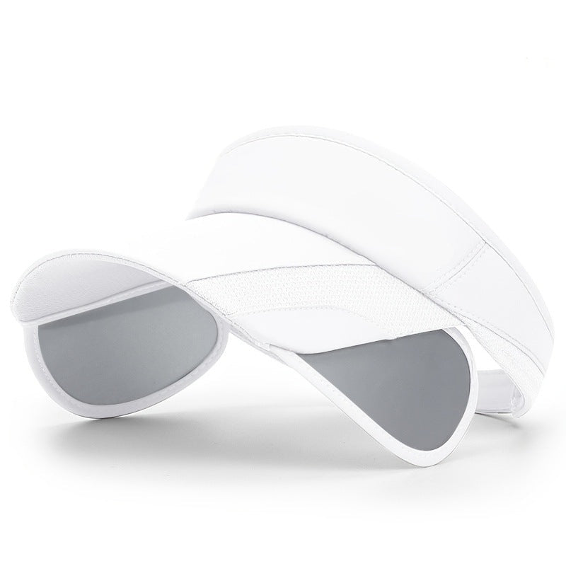 Retractable Side Panel Sun Visor Hat – Breathable Open-Top Adjustable Unisex