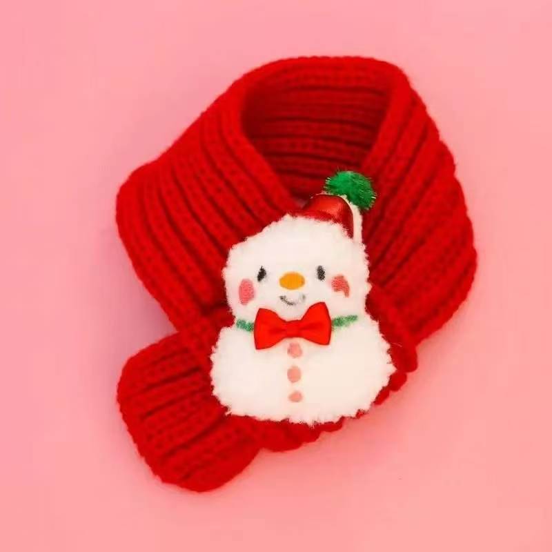 🎄 Christmas Knit Pet Scarf for Cats & Dogs | Cute Holiday Neckwear
