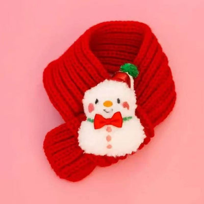 🎄 Christmas Knit Pet Scarf for Cats & Dogs | Cute Holiday Neckwear