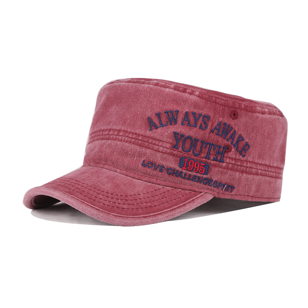 Always Awake Youth 1995 Washed Military Cap — Adjustable, Unisex, 7 Colors