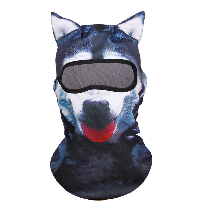 Animal Print Mesh Balaclava | Lightweight Summer Riding Hood