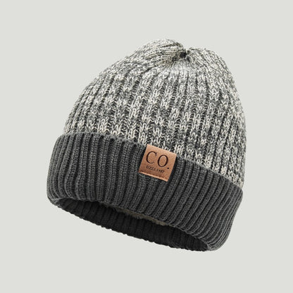 ❄️ Fleece-Lined Winter Beanie | Cozy Ribbed Knit Hat