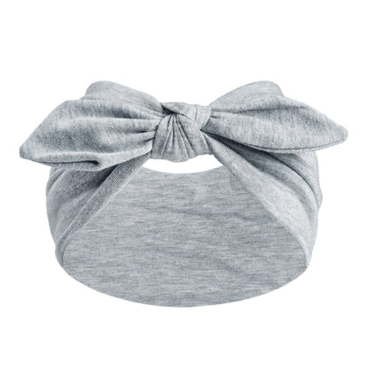 Women's Wide Bunny Bow Headband | Soft Stretch Hair Band