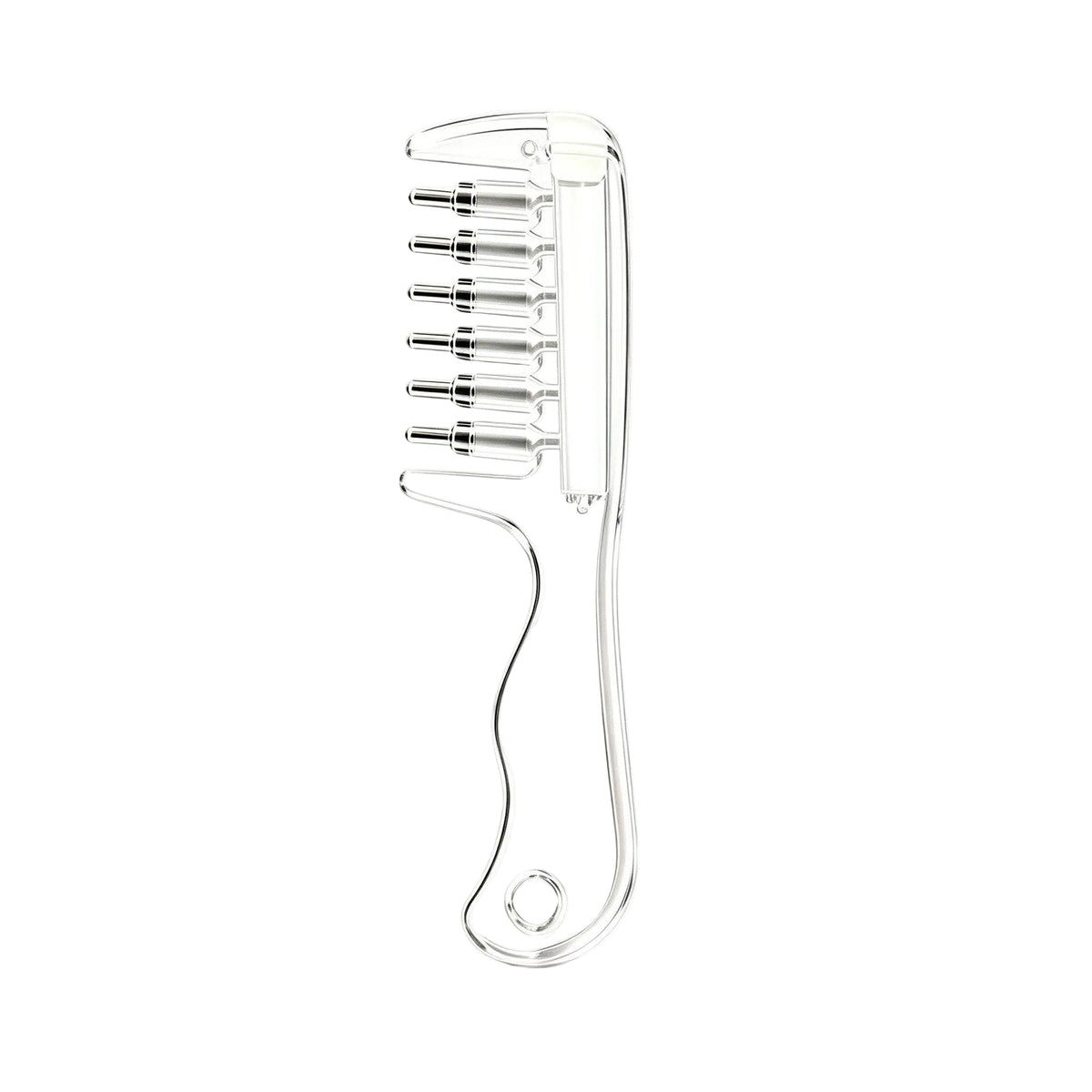 💗 2-in-1 Scalp Serum Applicator Comb – Refillable 6-Tip Roll-On Massager