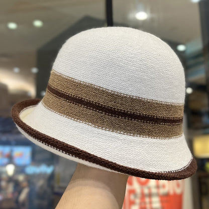 Women's Foldable Striped Cloche Bucket Hat — 8 Colors