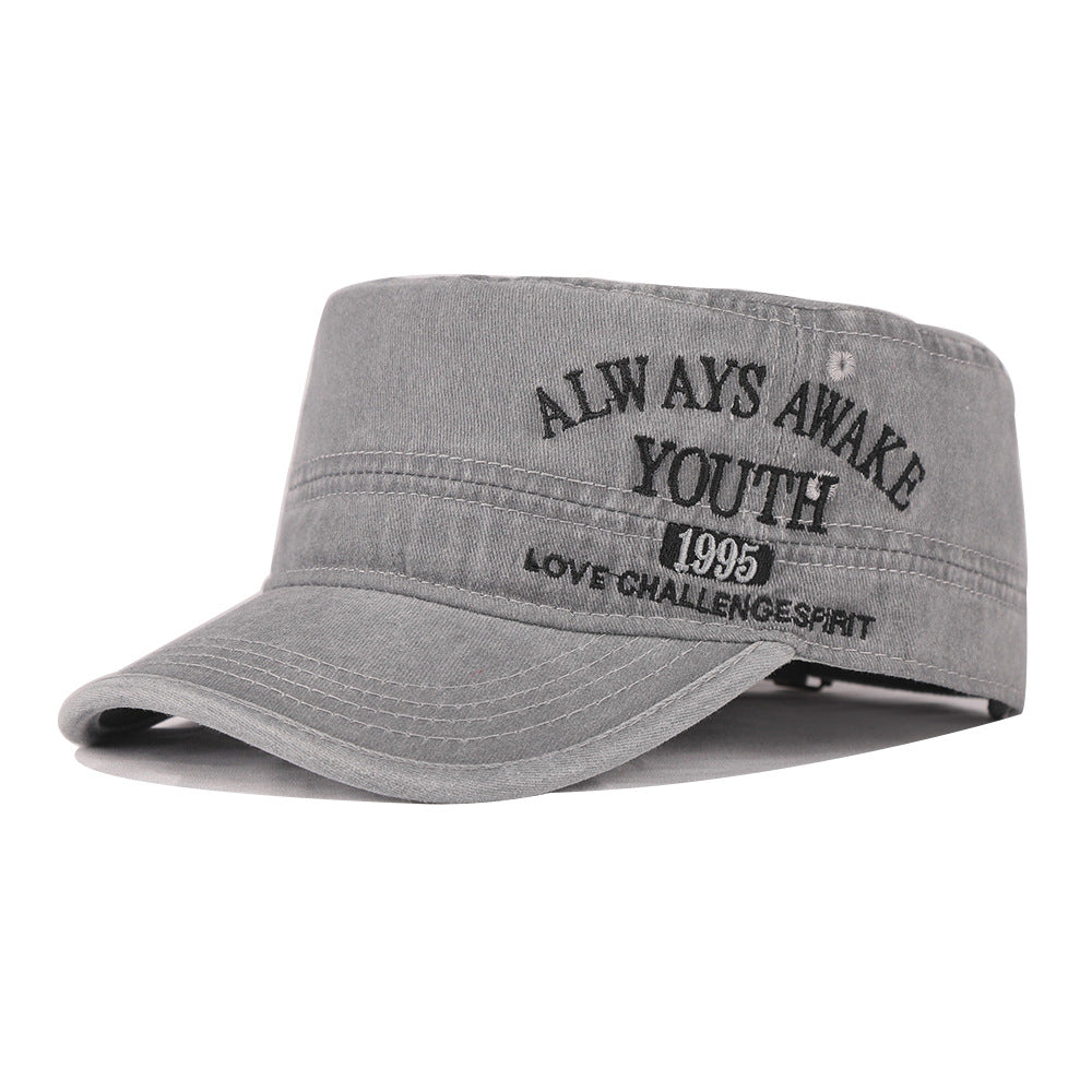 Always Awake Youth 1995 Washed Military Cap — Adjustable, Unisex, 7 Colors