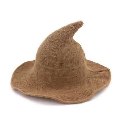 Witch Hat for Women — Soft Knit Halloween & Fall Style Hat, 13 Colors