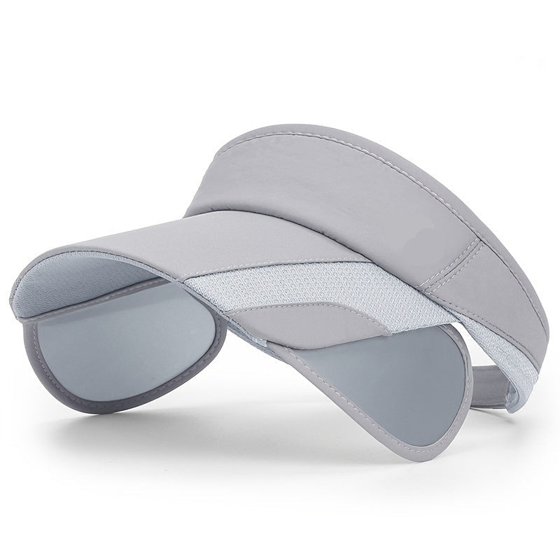 Retractable Side Panel Sun Visor Hat – Breathable Open-Top Adjustable Unisex