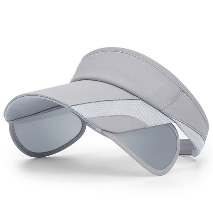 Retractable Side Panel Sun Visor Hat – Breathable Open-Top Adjustable Unisex
