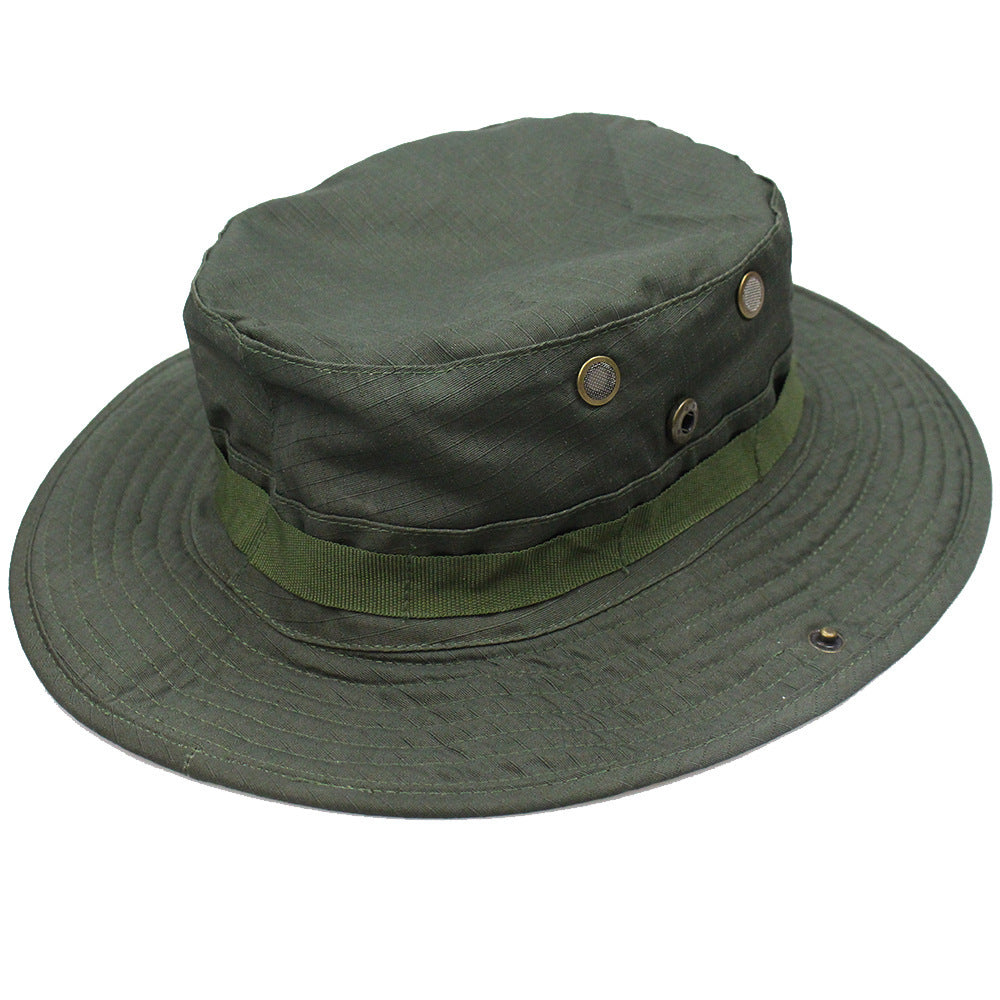 Men's Outdoor Boonie Sun Hat — 360° Shade, Ventilation Eyelets, 8 Colors