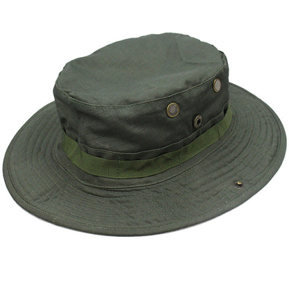 Men's Outdoor Boonie Sun Hat — 360° Shade, Ventilation Eyelets, 8 Colors