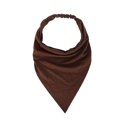 Elastic Back Triangle Hair Scarf for Women