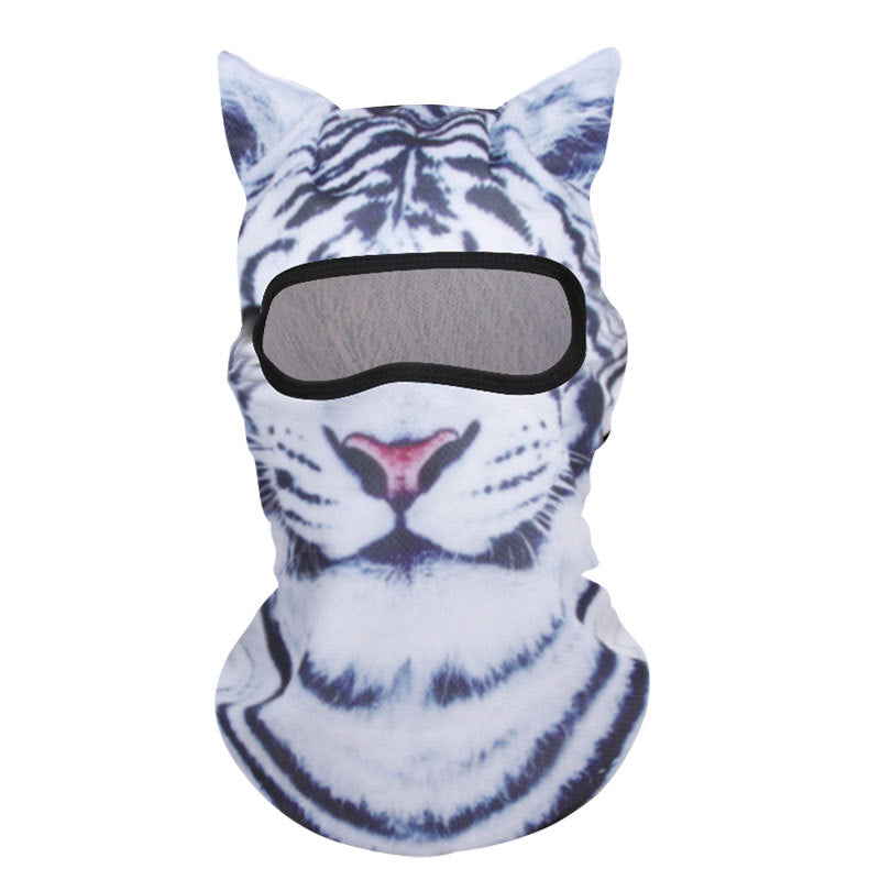 Animal Print Mesh Balaclava | Lightweight Summer Riding Hood