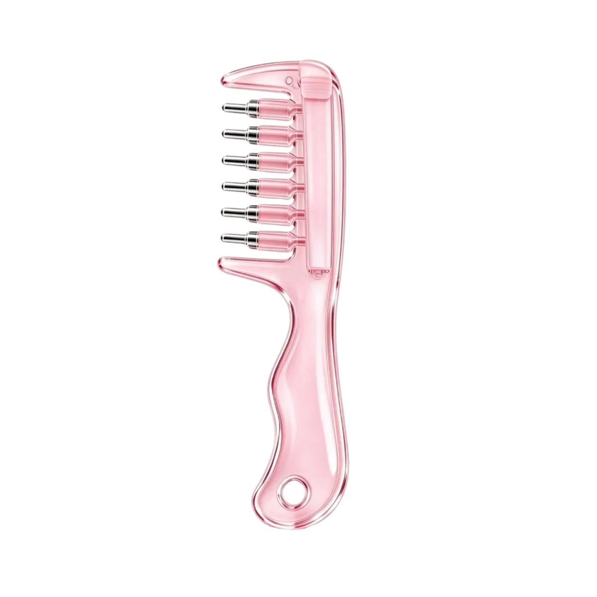 💗 2-in-1 Scalp Serum Applicator Comb – Refillable 6-Tip Roll-On Massager