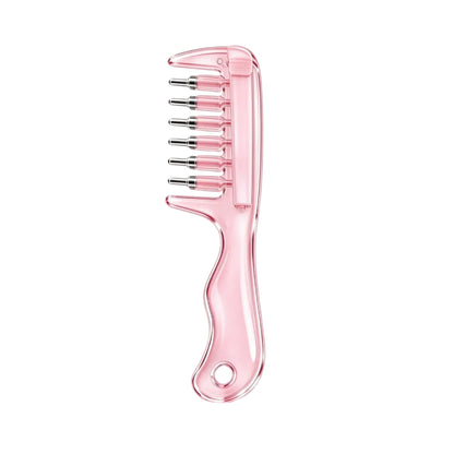 💗 2-in-1 Scalp Serum Applicator Comb – Refillable 6-Tip Roll-On Massager
