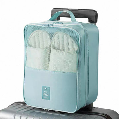 Mesh Travel Shoe Bag with Luggage Strap