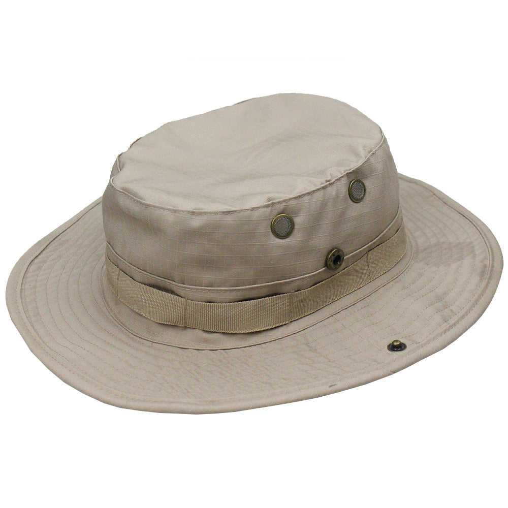 Men's Outdoor Boonie Sun Hat — 360° Shade, Ventilation Eyelets, 8 Colors