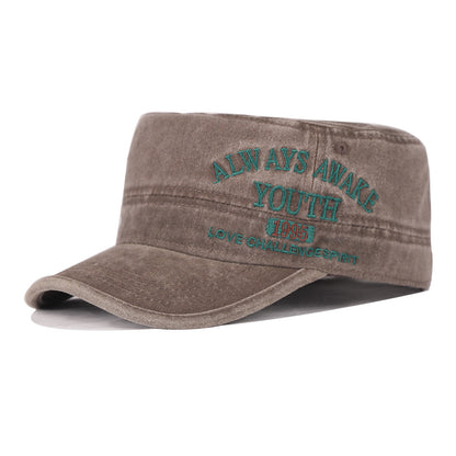 Always Awake Youth 1995 Washed Military Cap — Adjustable, Unisex, 7 Colors