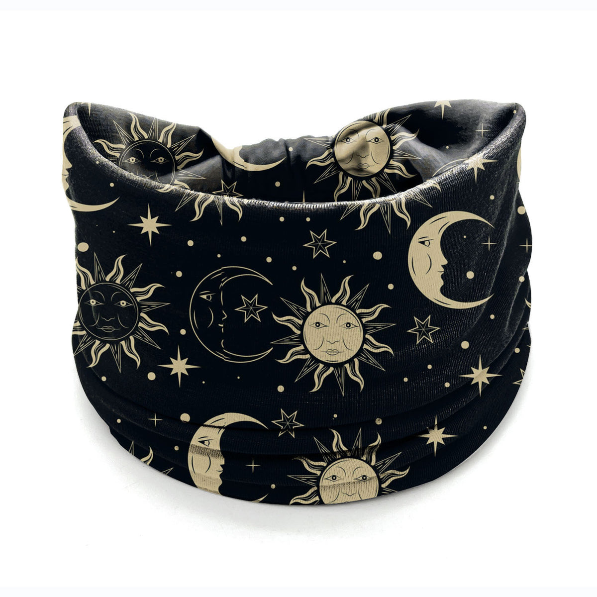 ✨ Boho Wide Headband for Women – Celestial & Geometric Prints