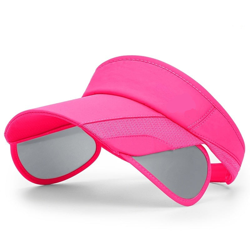 Retractable Side Panel Sun Visor Hat – Breathable Open-Top Adjustable Unisex