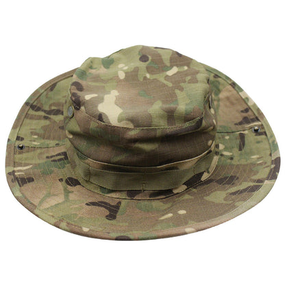 Men's Outdoor Boonie Sun Hat — 360° Shade, Ventilation Eyelets, 8 Colors