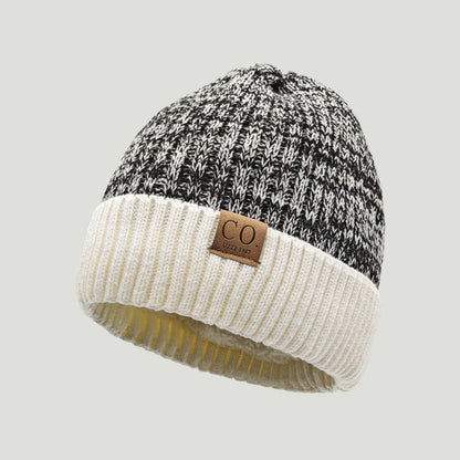 ❄️ Fleece-Lined Winter Beanie | Cozy Ribbed Knit Hat