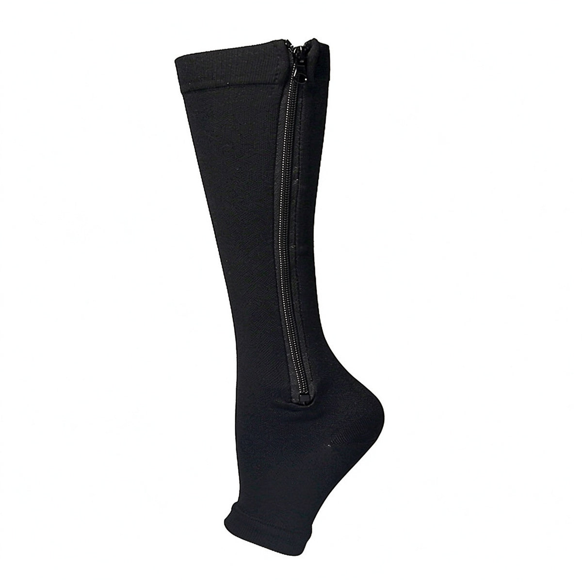 Zip Up Knee High Compression Socks