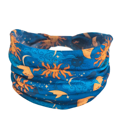 ✨ Boho Wide Headband for Women – Celestial & Geometric Prints