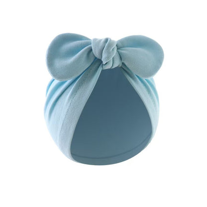 Baby Bow Turban Hat – Soft Cute Infant Beanie