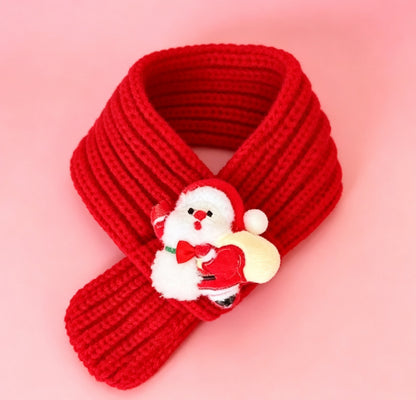 🎄 Christmas Knit Pet Scarf for Cats & Dogs | Cute Holiday Neckwear