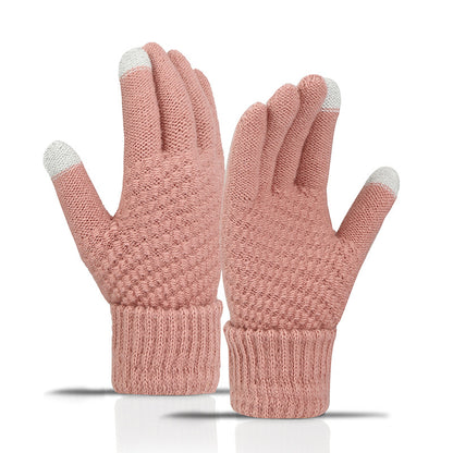 ❄️ Cozy Knit Touchscreen Gloves – Soft-Lined Winter Gloves for Men & Women