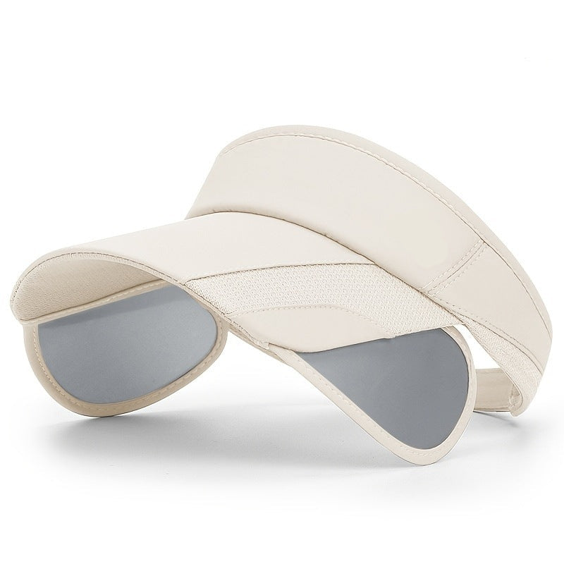Retractable Side Panel Sun Visor Hat – Breathable Open-Top Adjustable Unisex