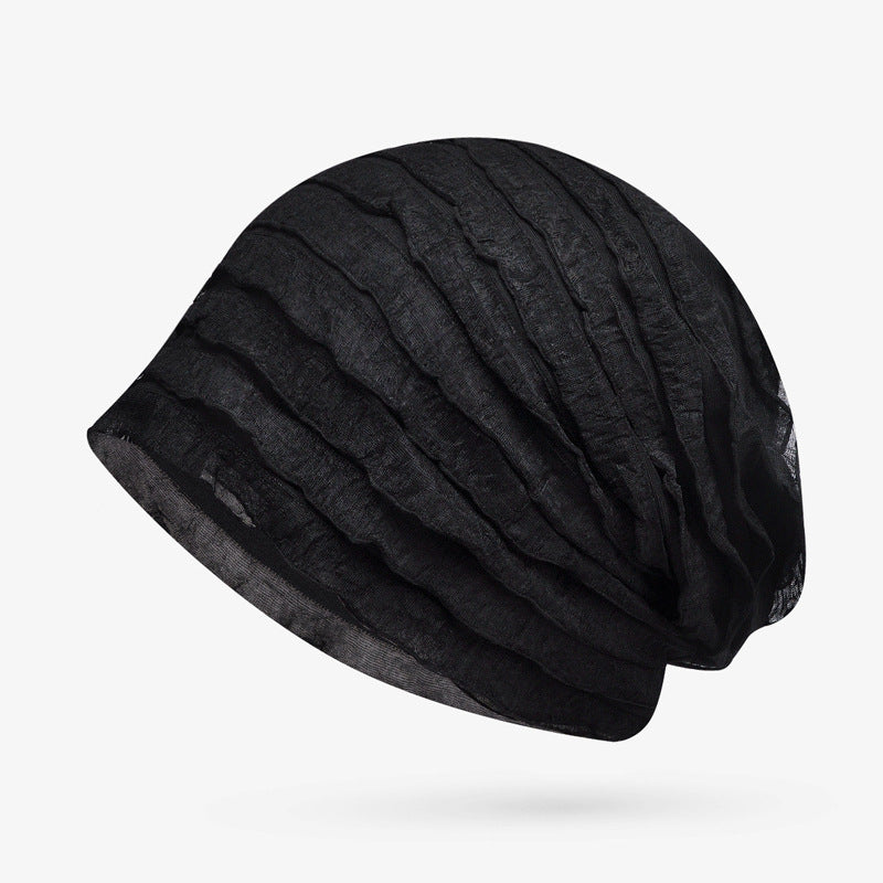 Women's Lightweight Ruffle Turban Hat | Easy Slip-On Style