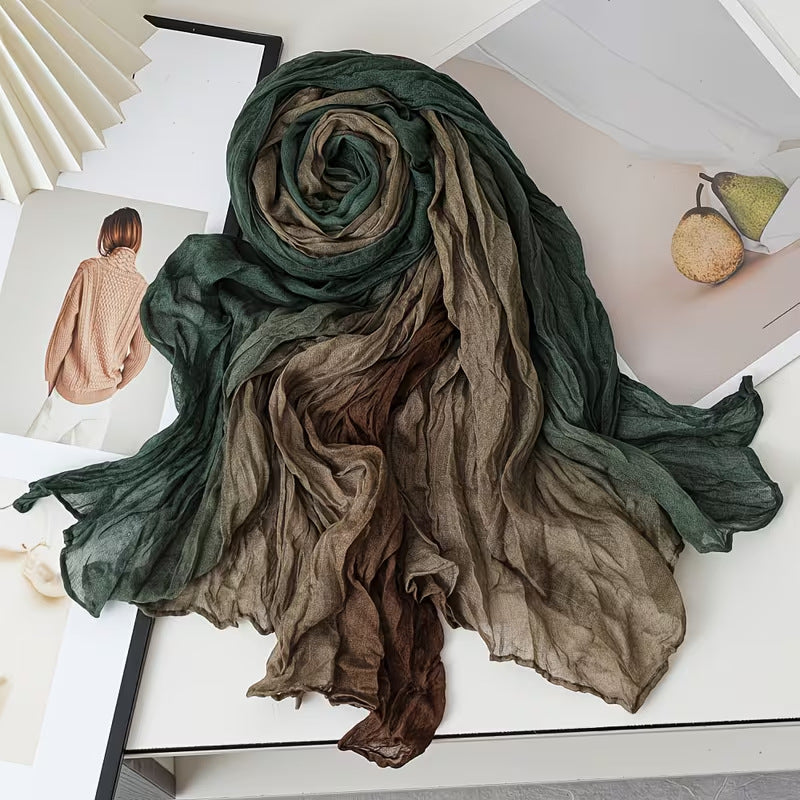 green & taupe