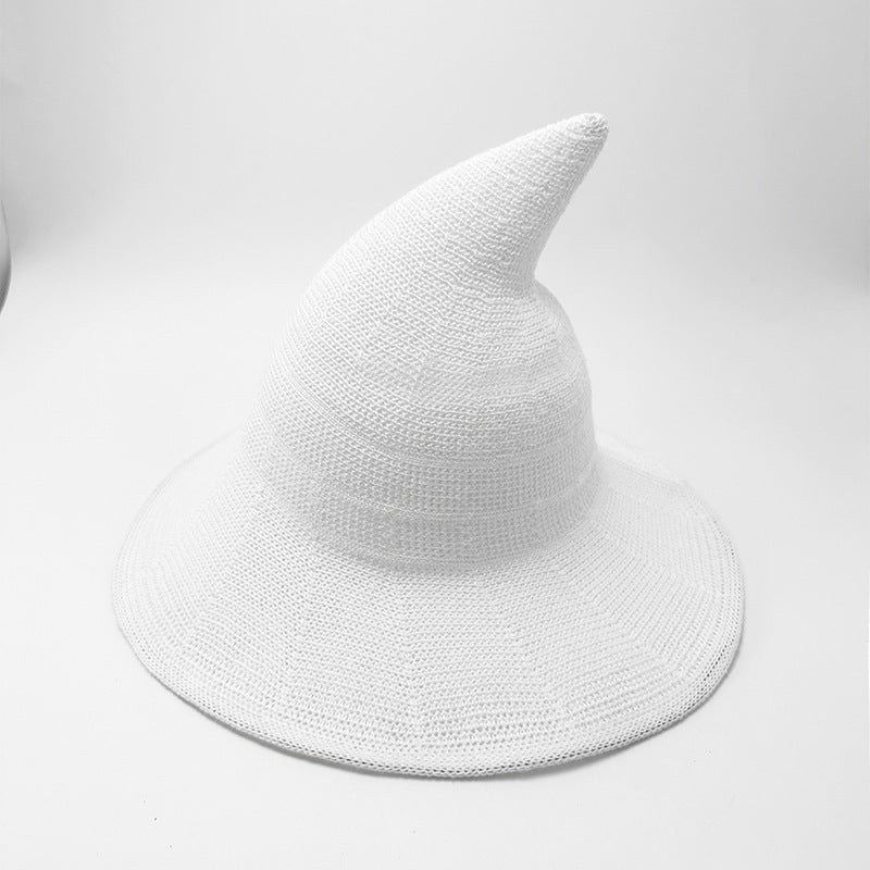 Witch Hat for Women — Soft Knit Halloween & Fall Style Hat, 13 Colors