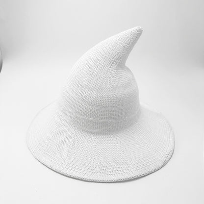 Witch Hat for Women — Soft Knit Halloween & Fall Style Hat, 13 Colors